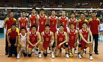 中国男排帅哥_新一届中国男排照片_中国男排