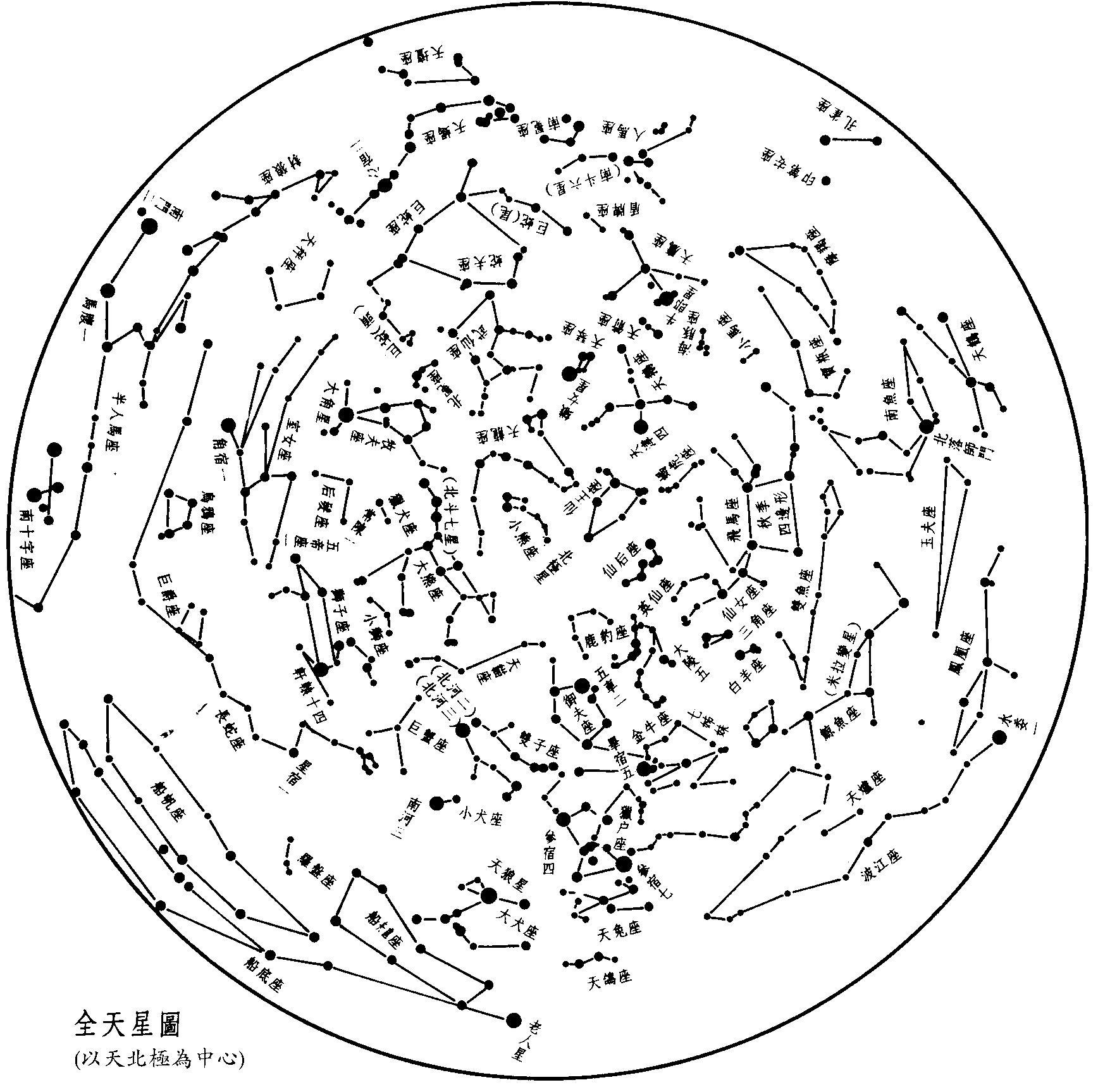 八十八星座图册_360百科