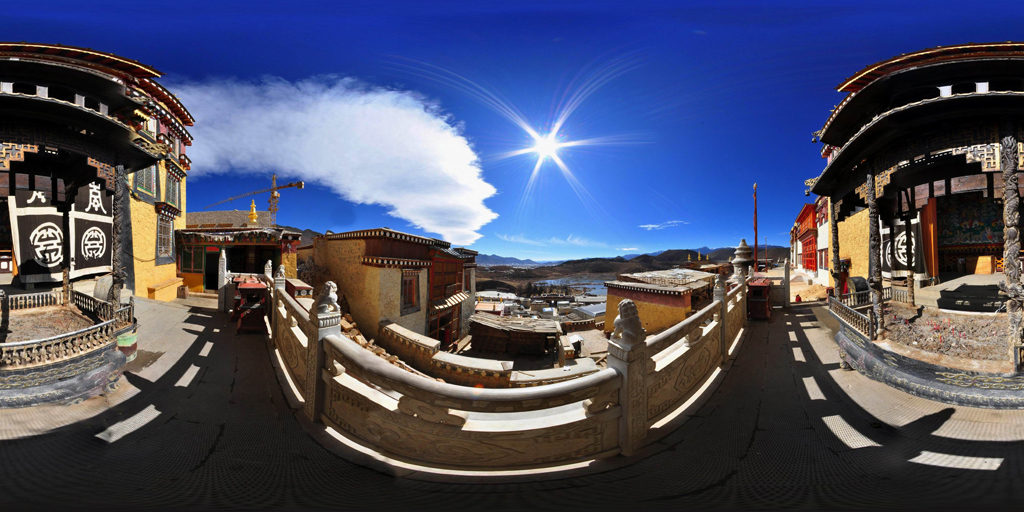噶丹松赞林寺720度全景